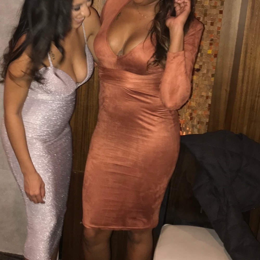 ASOS SUEDE DRESS